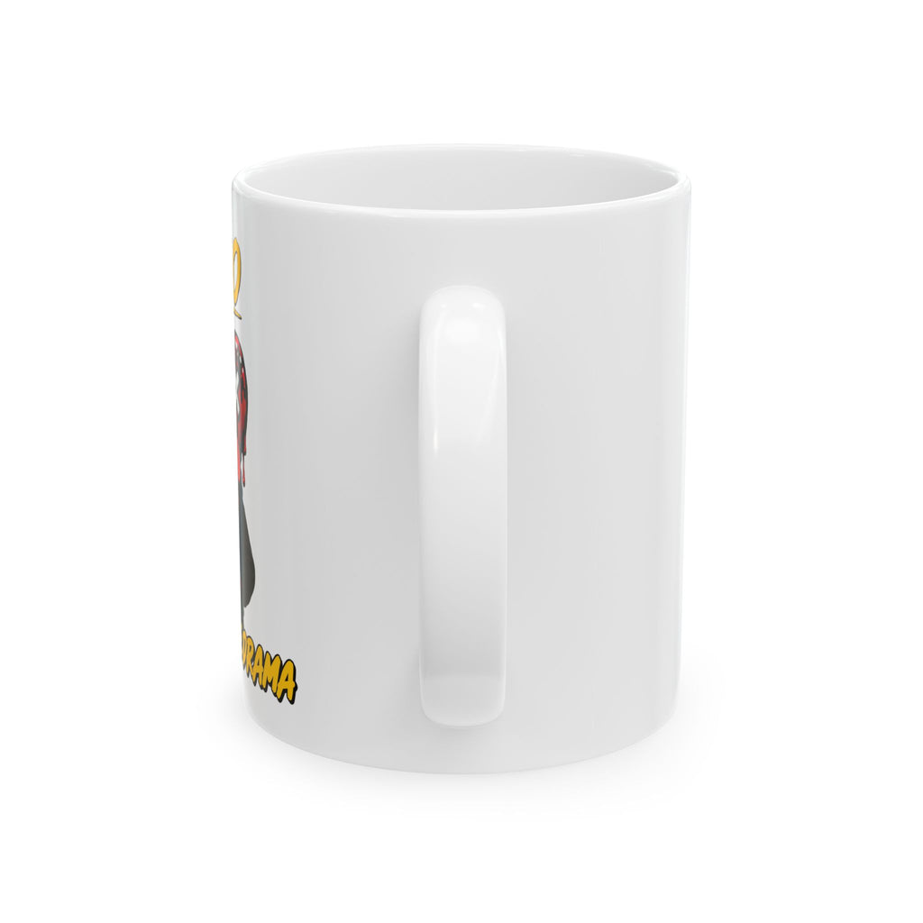 Aquarius & Leo Couple Mug ( Leo - White Color - I Bring The Drama )