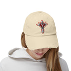 YUWITU - Unisex Distressed Cap