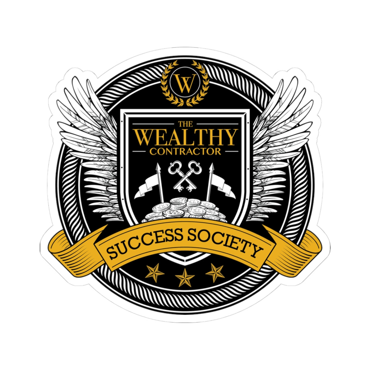 The Wealthy Contractor - Stickers