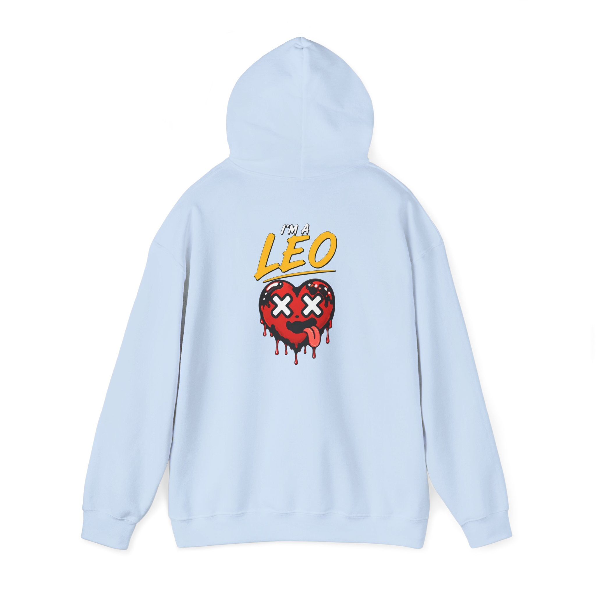 I'M A LEO - Unisex Hooded Sweatshirt (Front & Back printed- Multicolor)