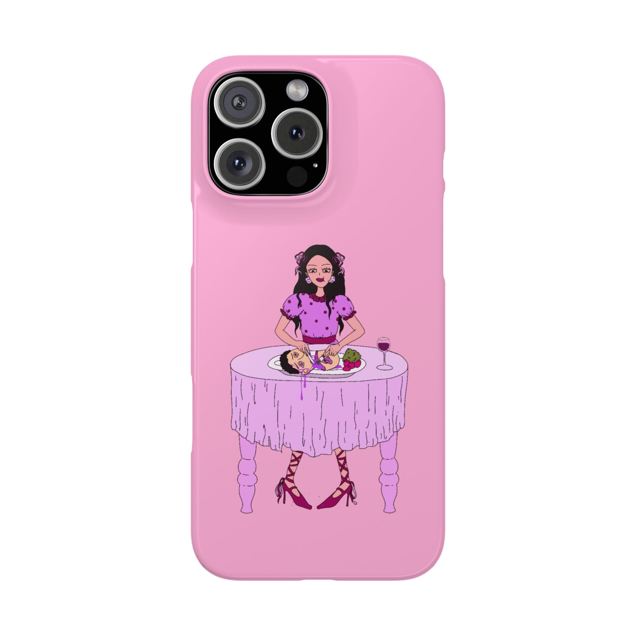 sourviolet - Slim Phone Case (Light Pink)