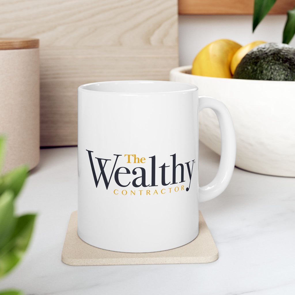The Wealthy Contractor - Ceramic Mug, (11oz)