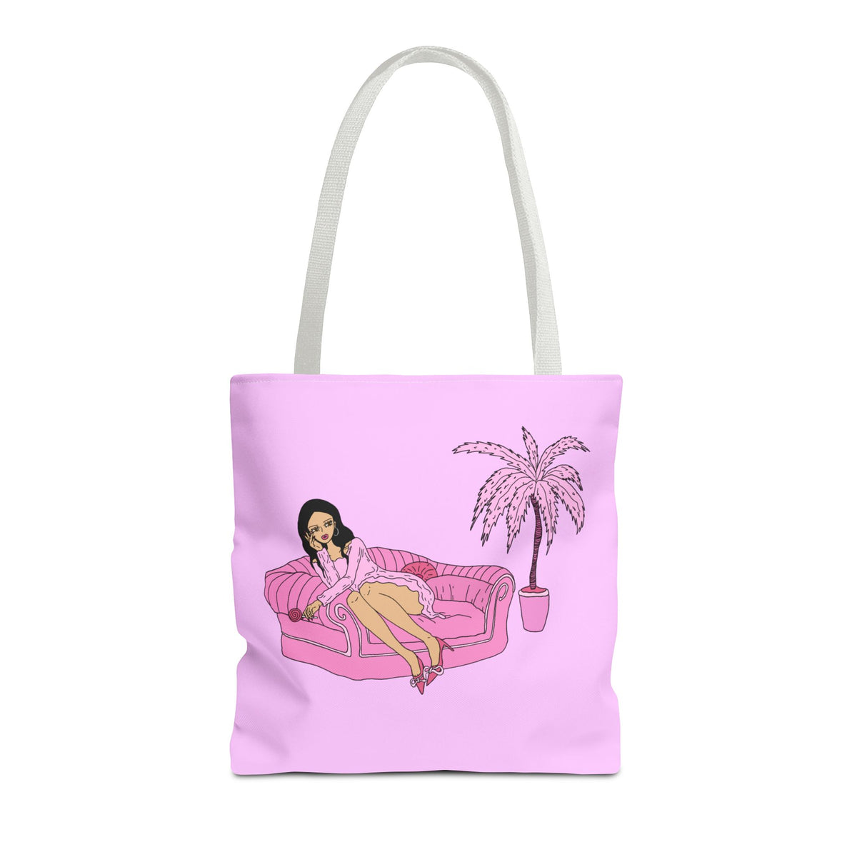 sourviolet - Palm Girl - Tote Bag