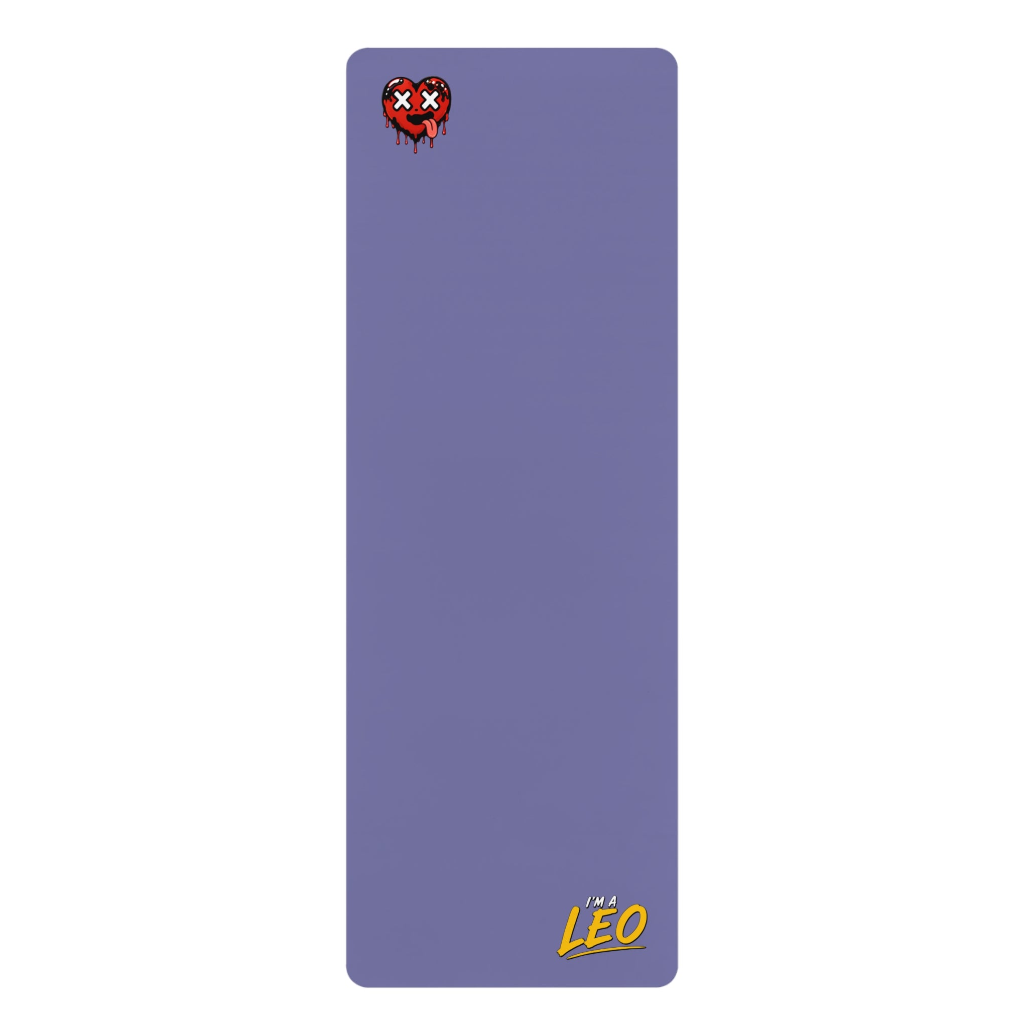 Copy of I'M A LEO - Rubber Yoga Mat (Purple)