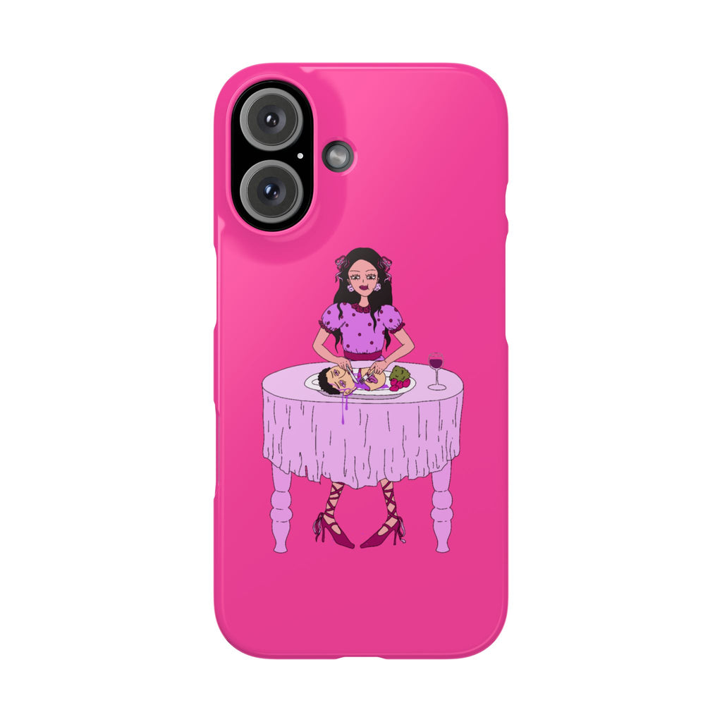 sourviolet - Slim Phone Case (Hot Pink)