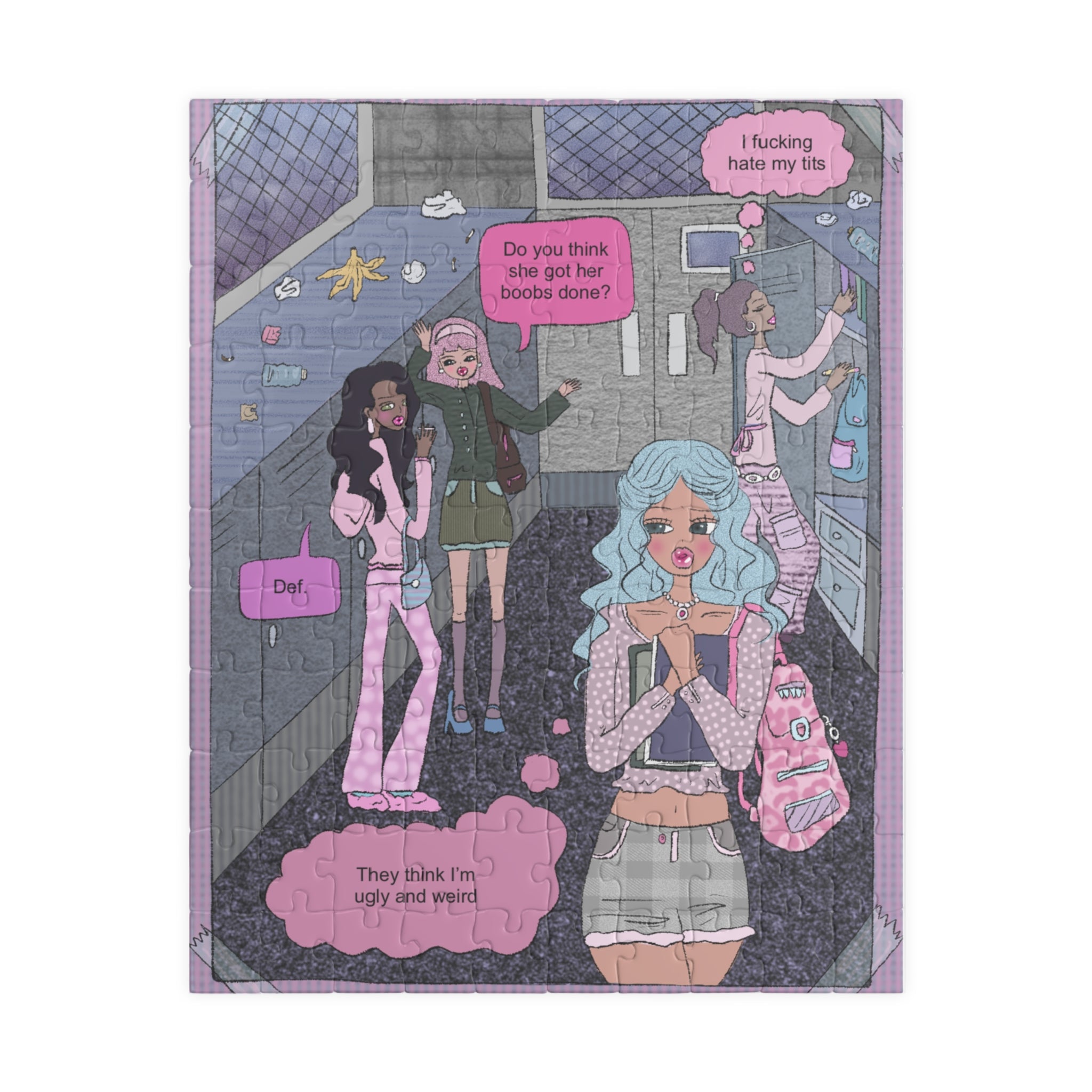 sourviolet - High School - Puzzle (110, 252 and 520 pieces)