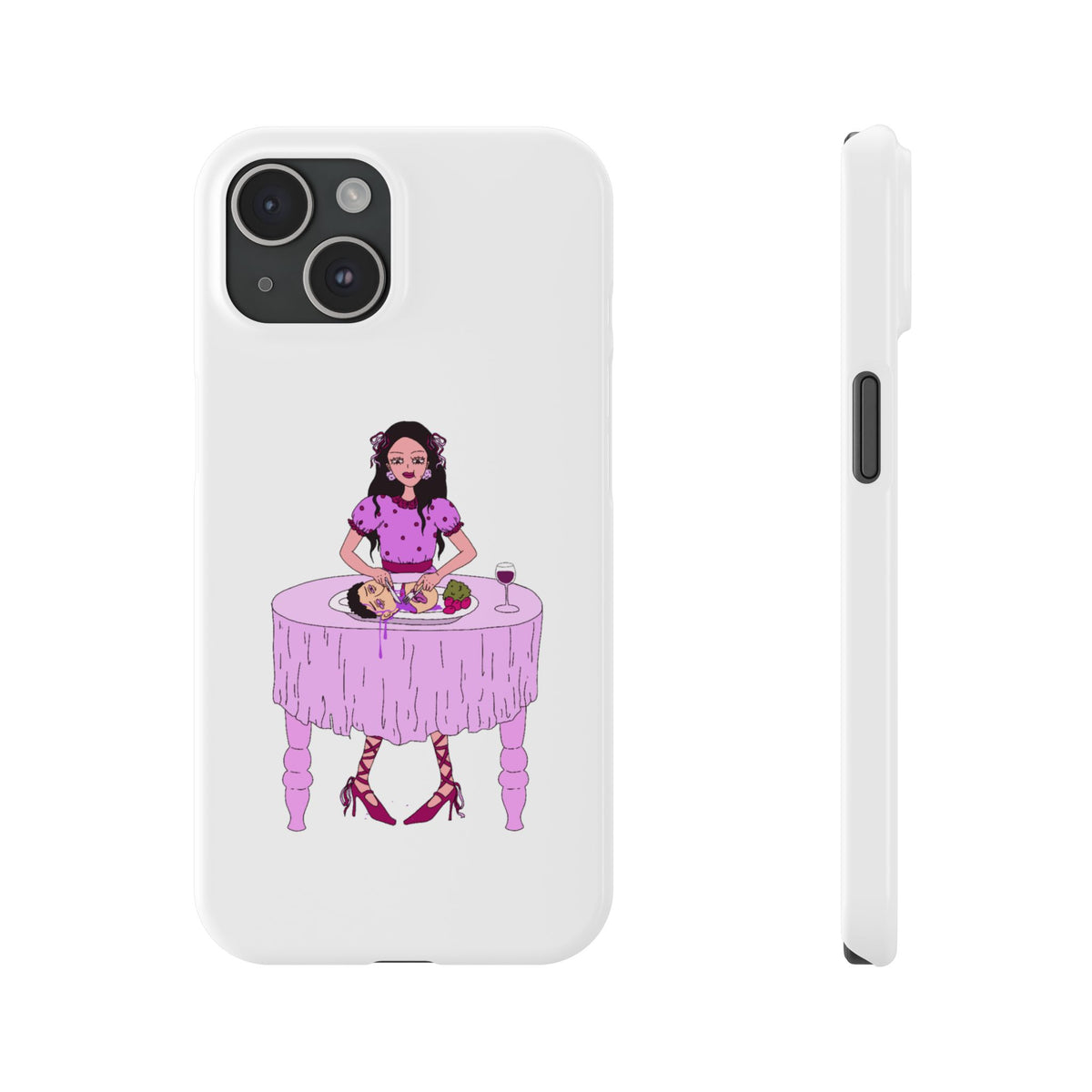 sourviolet - Slim Phone Case (White)