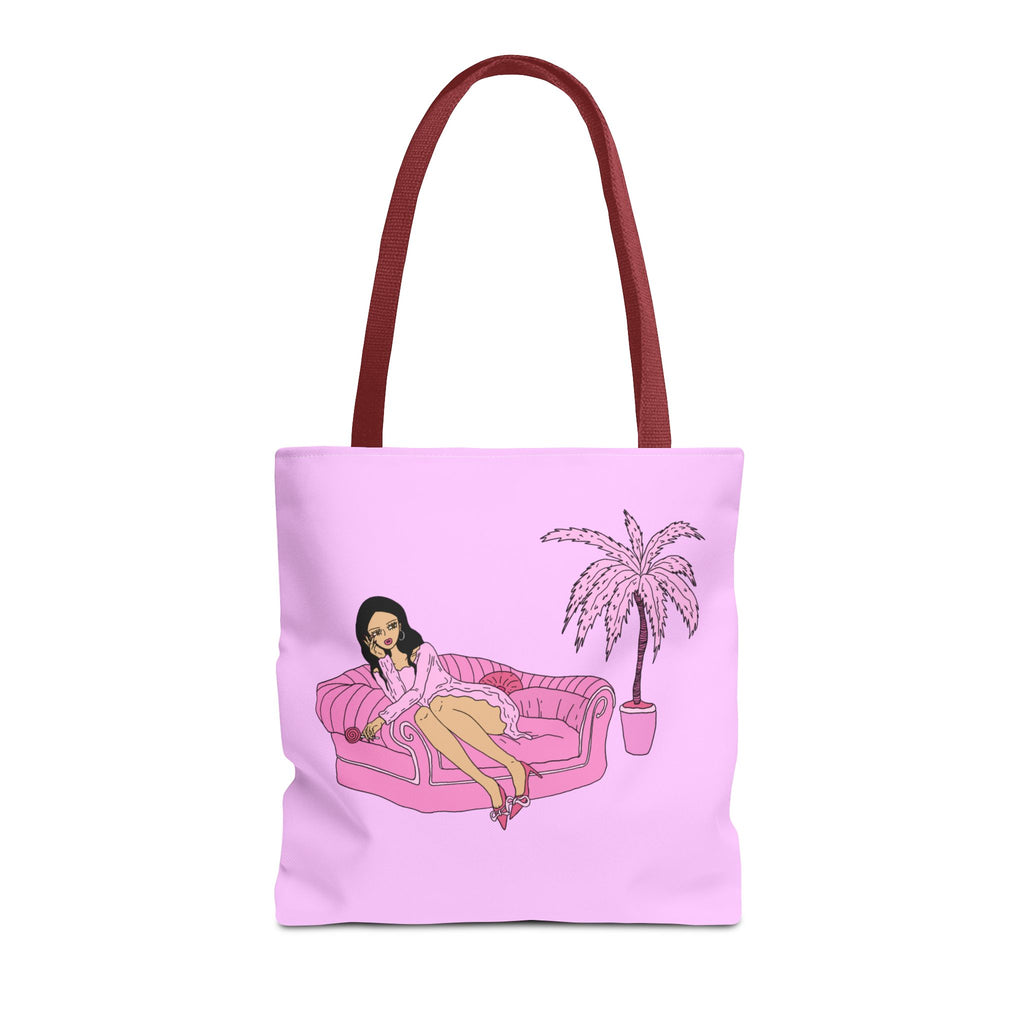 sourviolet - Palm Girl - Tote Bag