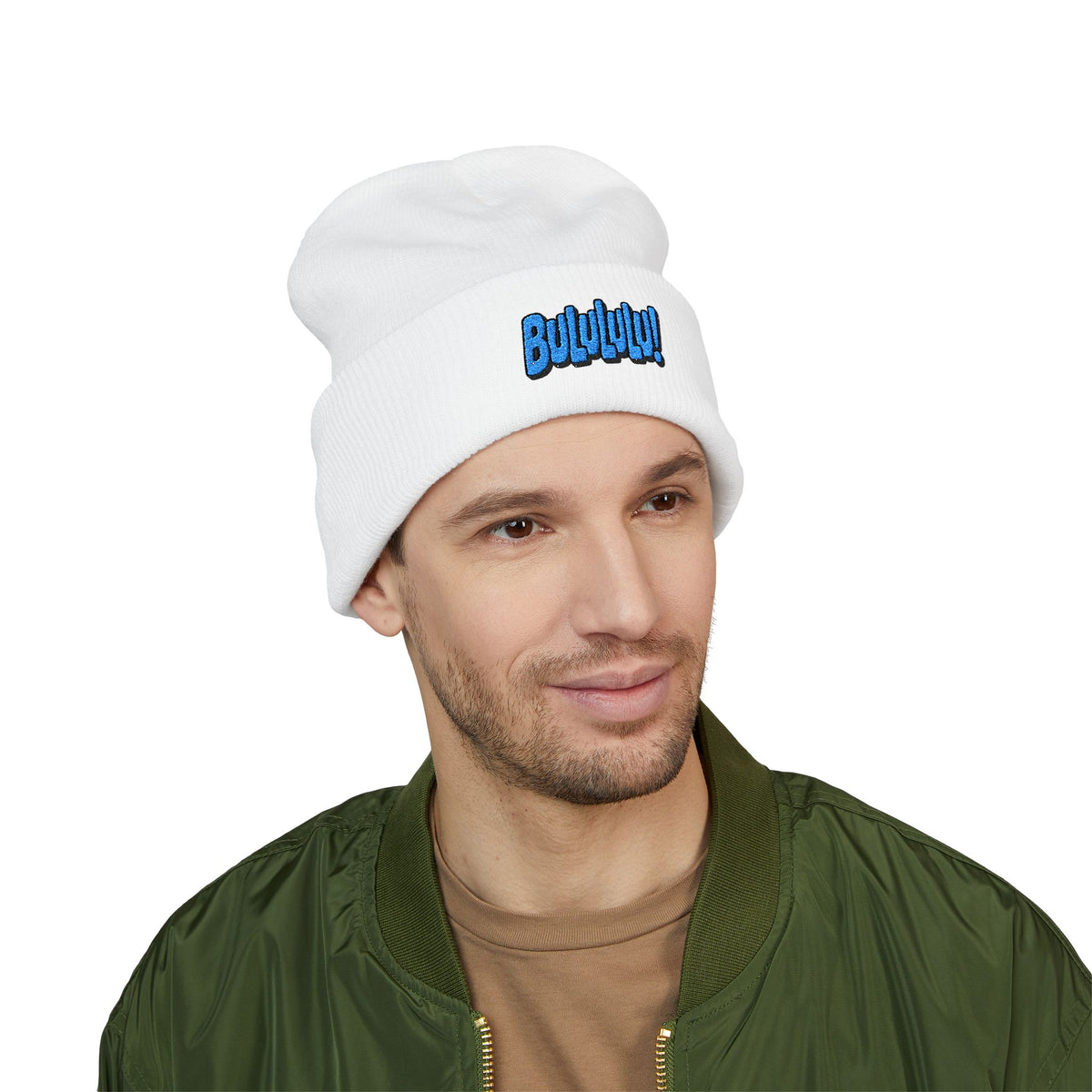 BULULULU! - Cuffed Beanie (White)