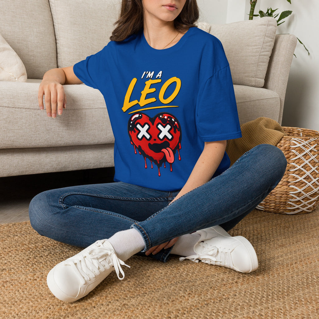 SOY LEO - Camiseta unisex (Estampado delante y detrás - Multicolor)