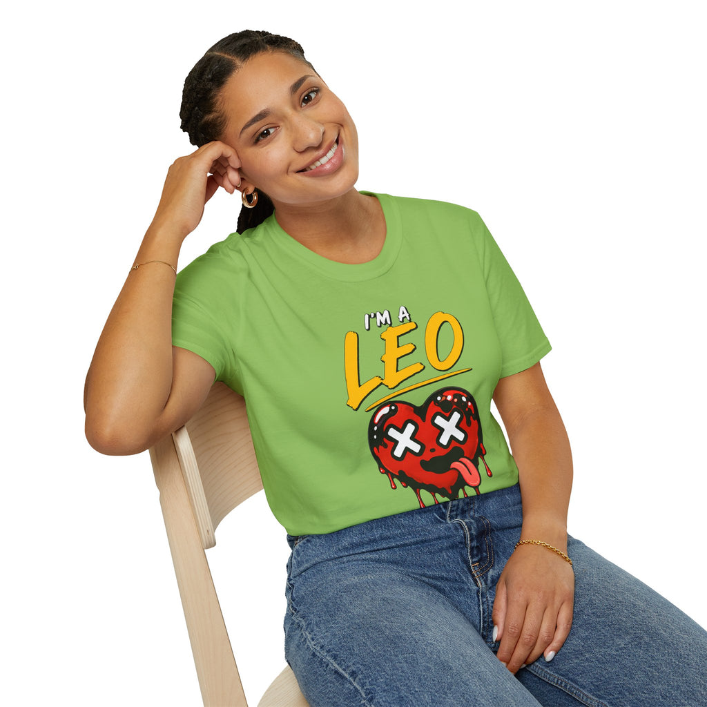 I'M A LEO - Unisex T-shirt (Front printed- Multicolor)