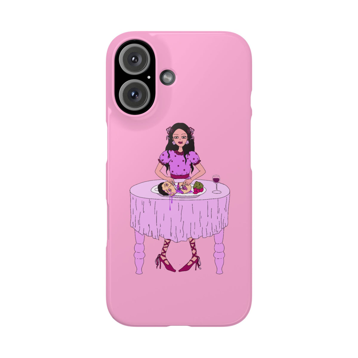 sourviolet - Slim Phone Case (Light Pink)