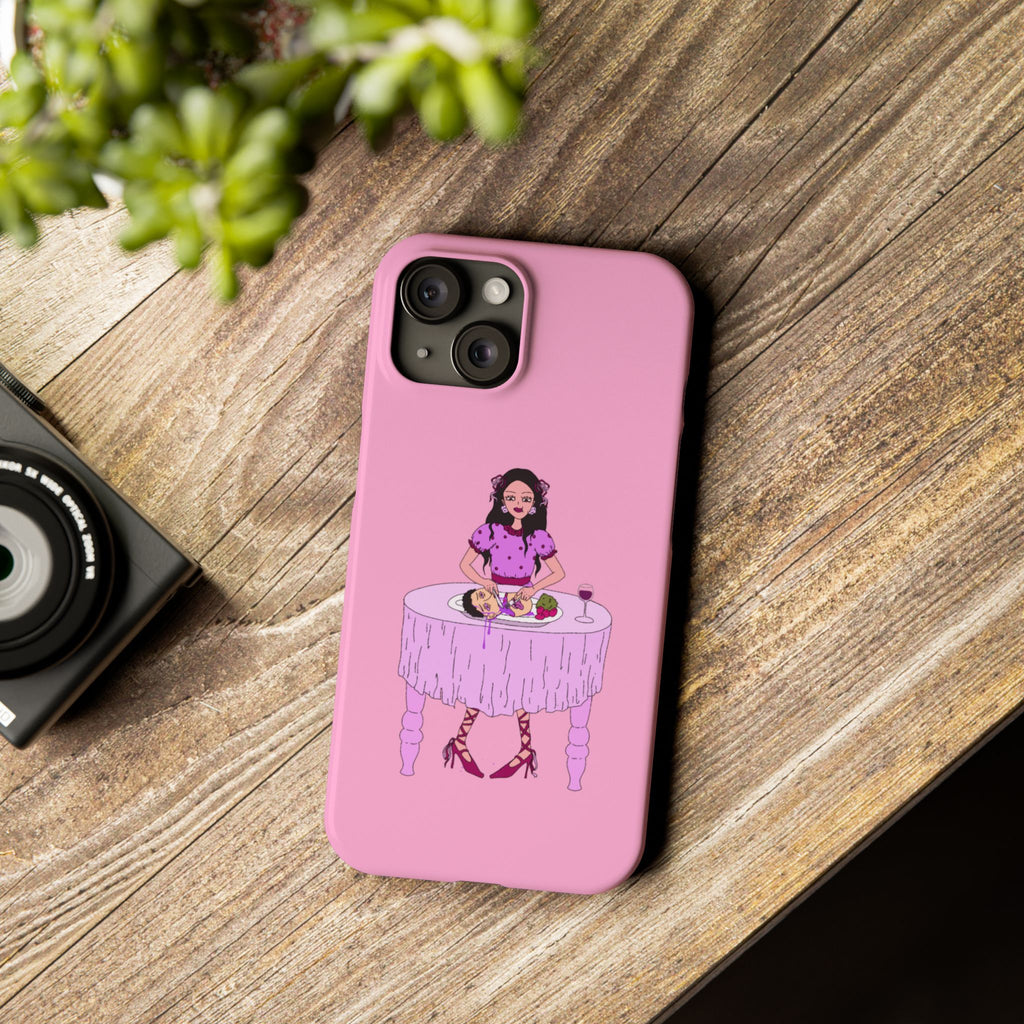 sourviolet - Slim Phone Case (Light Pink)