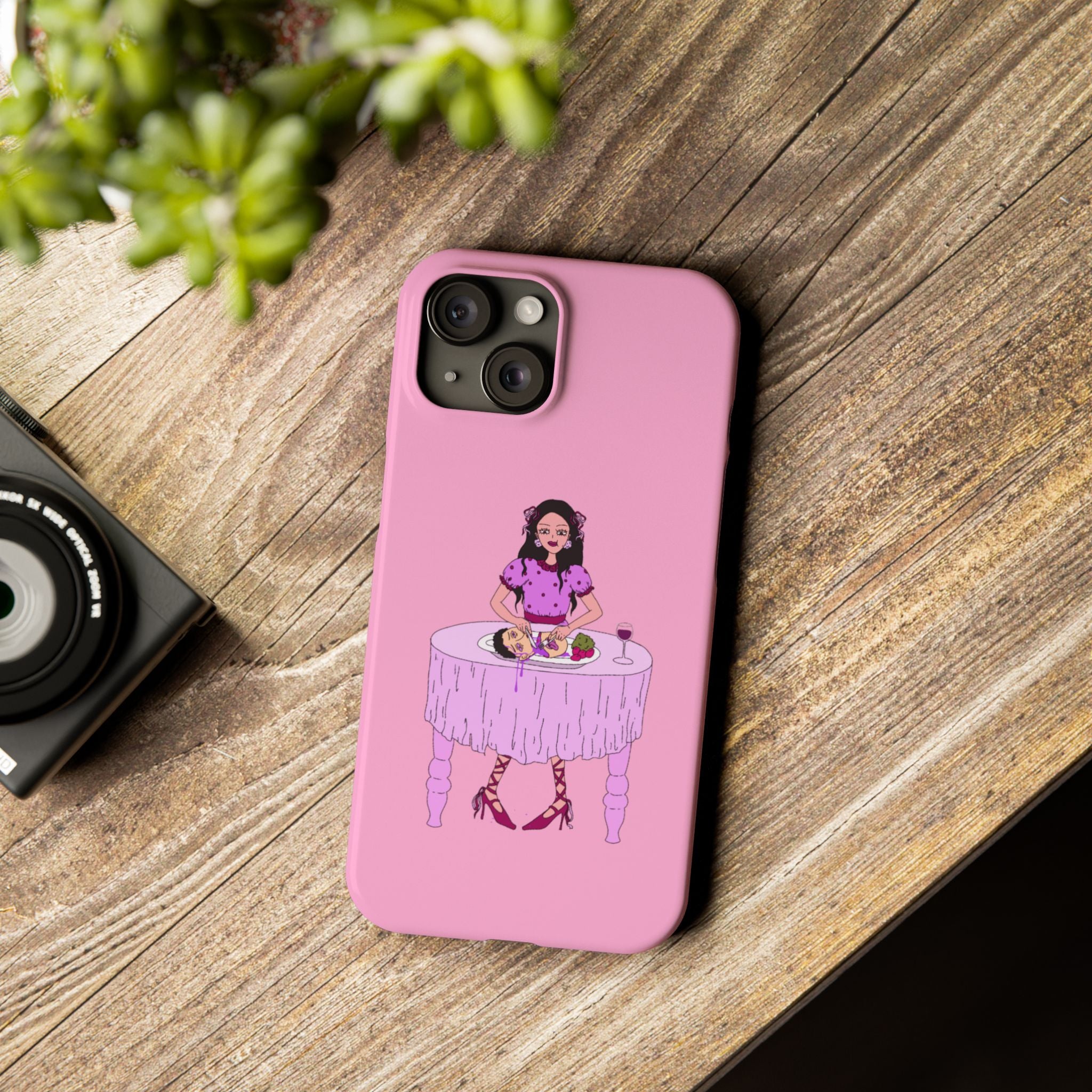 sourviolet - Slim Phone Case (Light Pink)