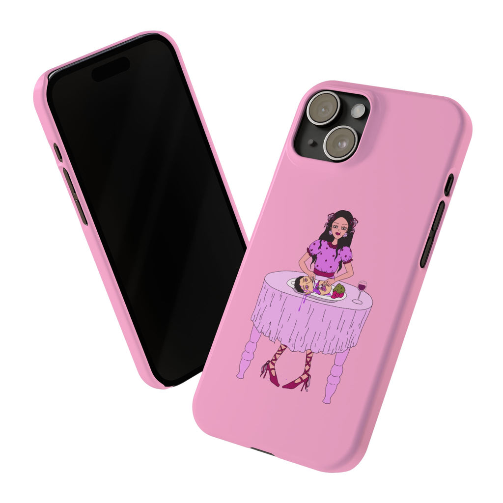 sourviolet - Slim Phone Case (Light Pink)