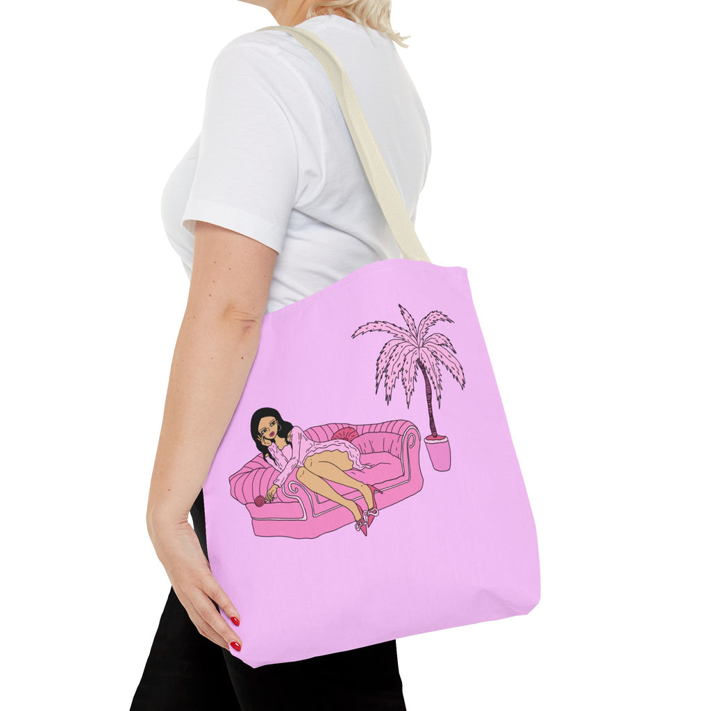 sourviolet - Palm Girl - Tote Bag