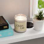 Quiet Life - Scented Soy Candle (9oz - Cinnamon Vanilla )