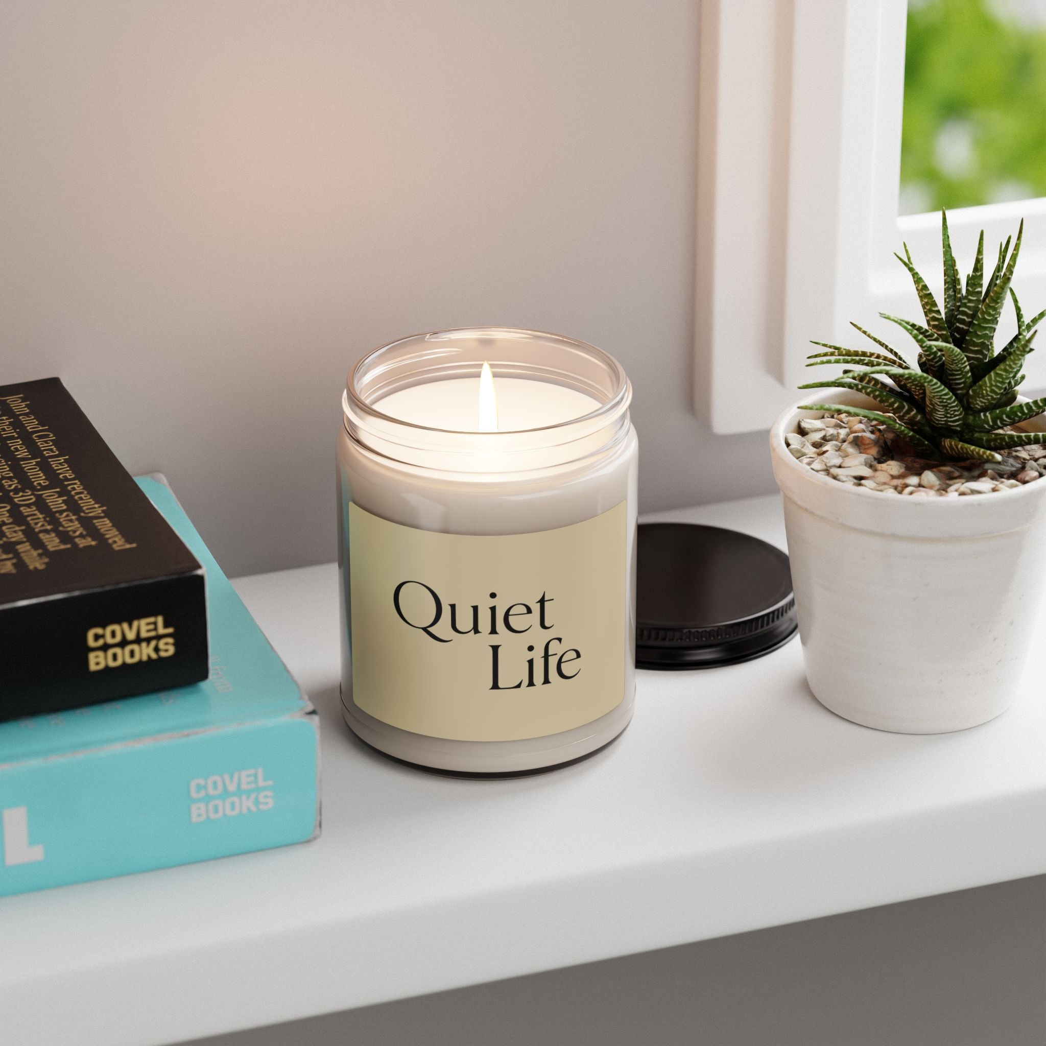 Quiet Life - Scented Soy Candle (9oz - Cinnamon Vanilla )