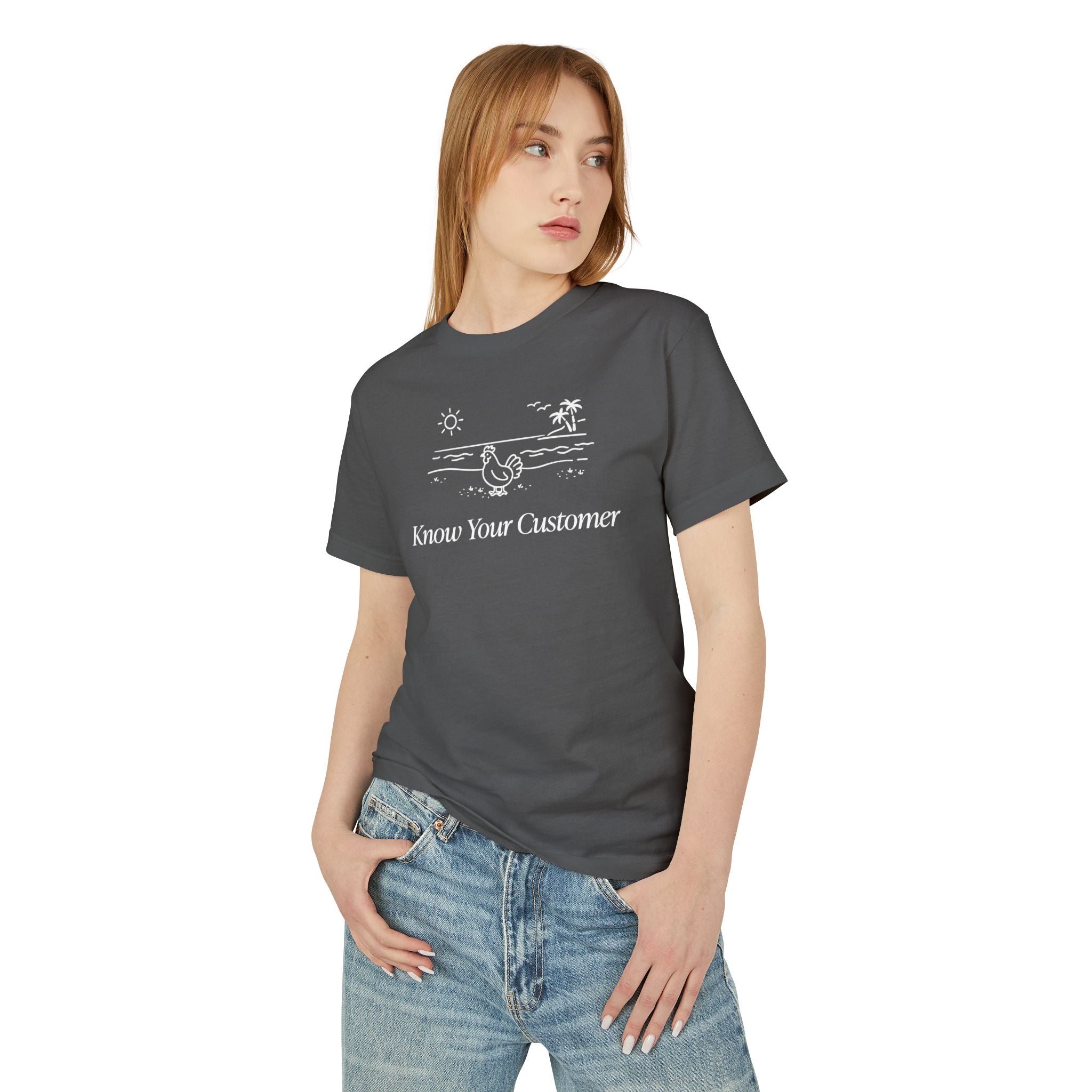 Beach chicken (Know your customer) - Unisex t-shirt
