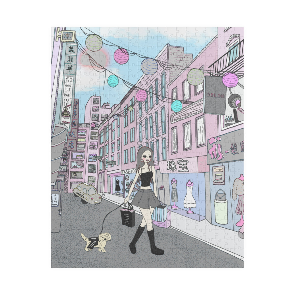 sourviolet - Walking the Dog - Puzzle (110, 252 and 520 pieces)