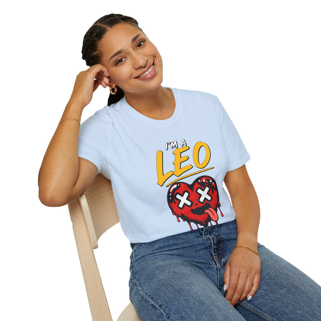 I'M A LEO - Unisex T-shirt (Front printed- Multicolor)