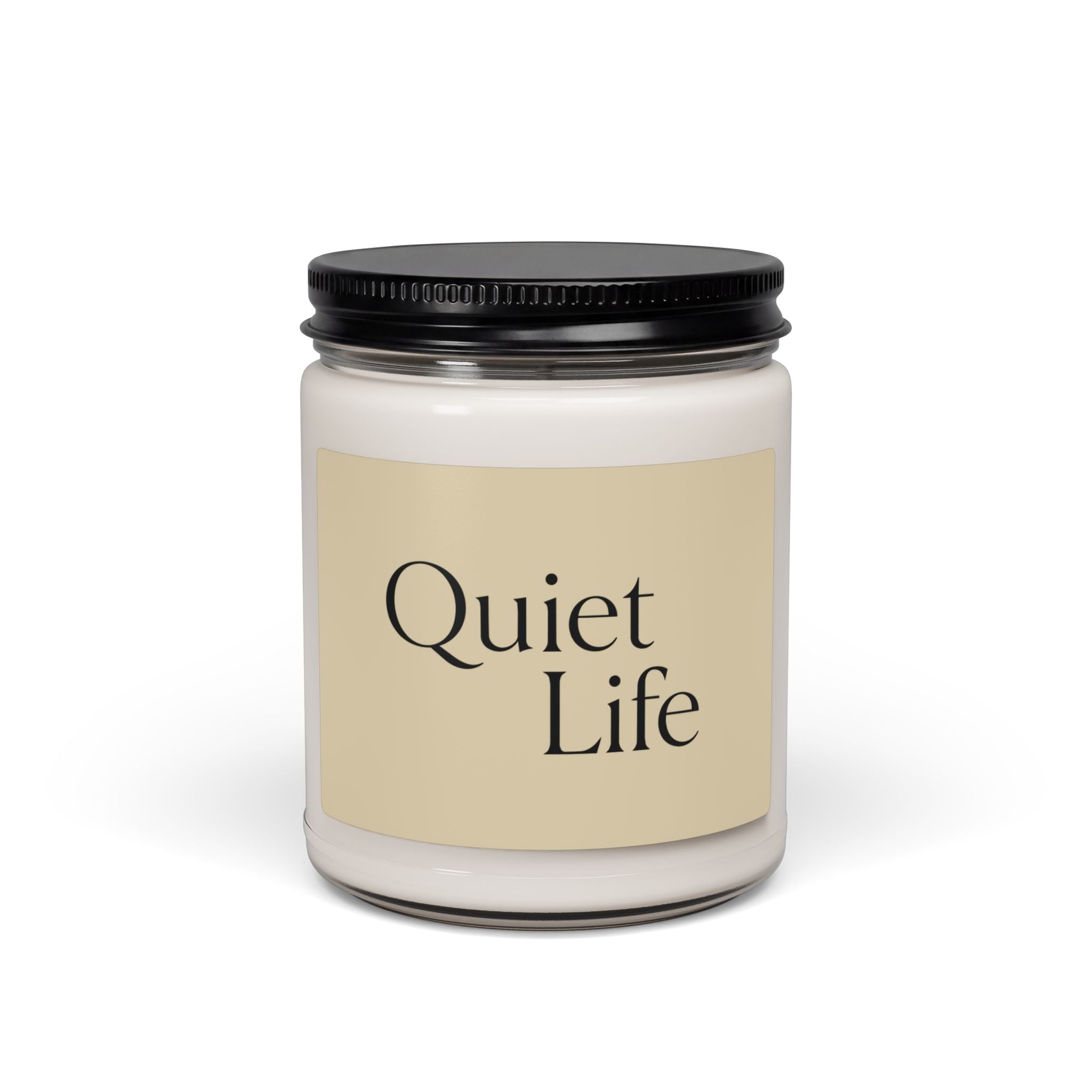 Quiet Life - Scented Soy Candle (9oz - Cinnamon Vanilla )
