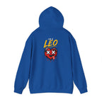SOY LEO - Sudadera con capucha unisex (estampado frontal y trasero - multicolor)