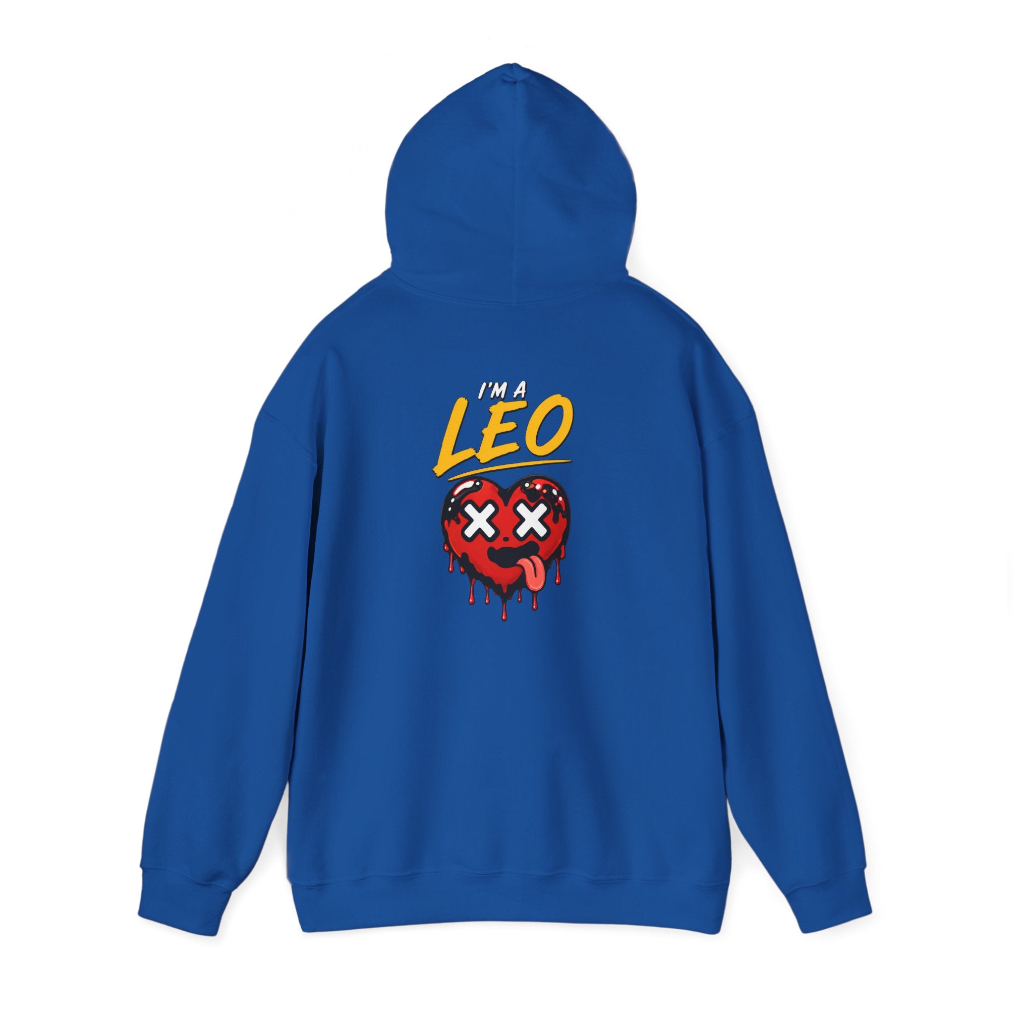 SOY LEO - Sudadera con capucha unisex (estampado frontal y trasero - multicolor)
