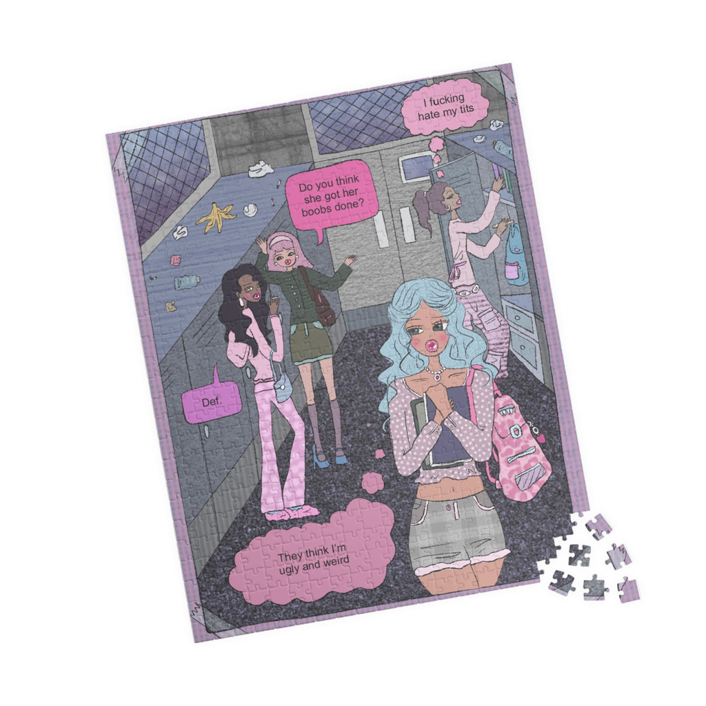 sourviolet - High School - Puzzle (110, 252 and 520 pieces)