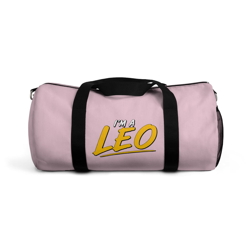 I'M A LEO - Duffel Bag (Light Pink)