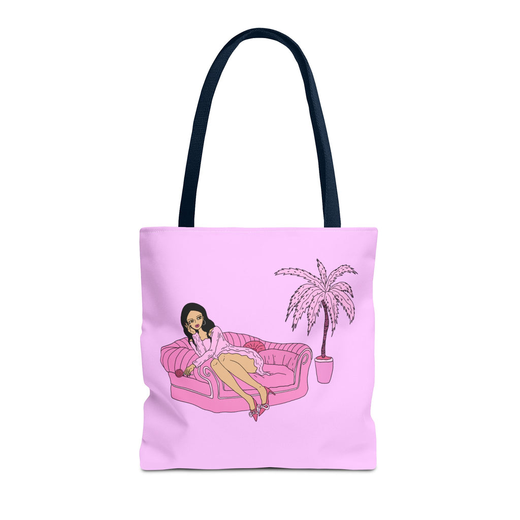 sourviolet - Palm Girl - Tote Bag