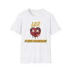 Libra & Leo Couple Unisex T-shirt ( Leo - White Color - I'M HIGH MAINTENANCE Print )