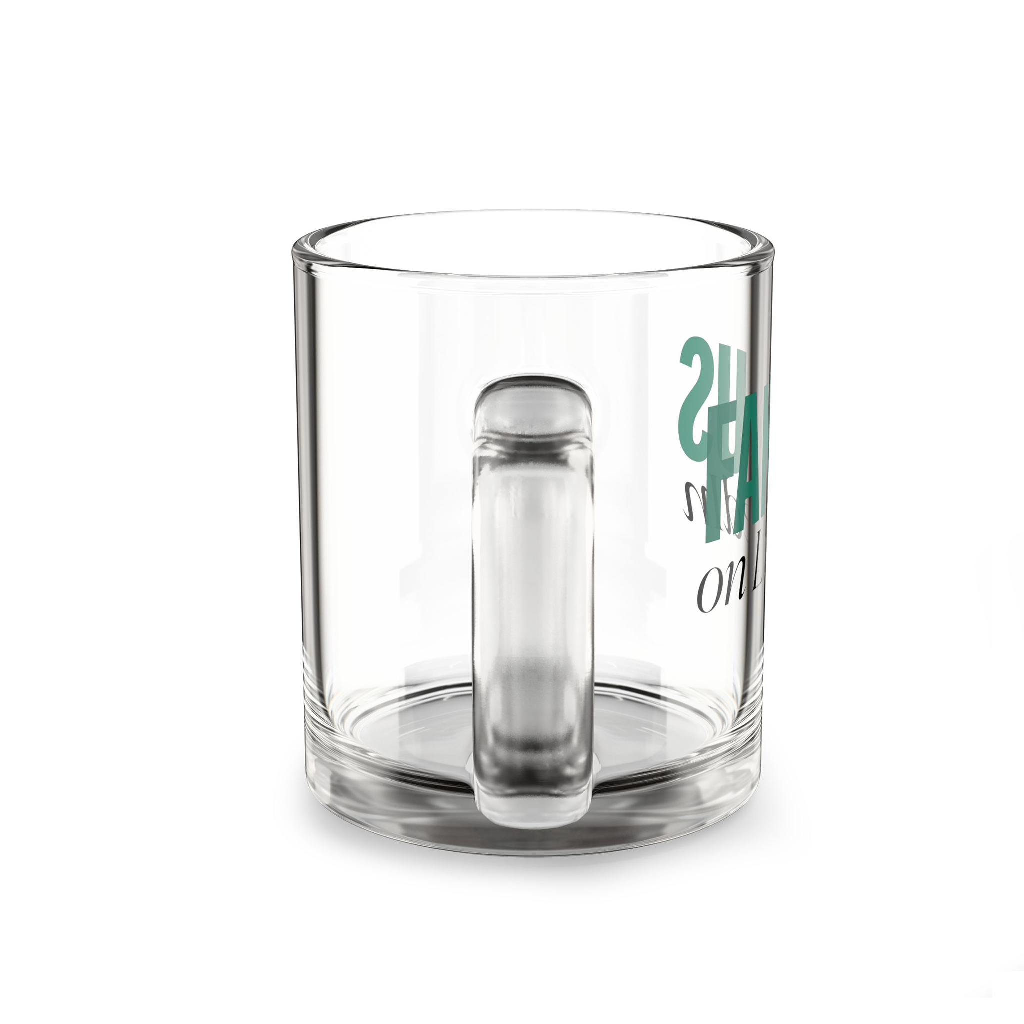 "Famous on LinkedIn" - Glass coffee mug