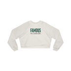 "Famous on LinkedIn" - Women's Cropped Pullover