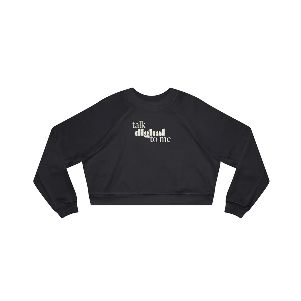 Talk digital to me - Women's Cropped Pullover