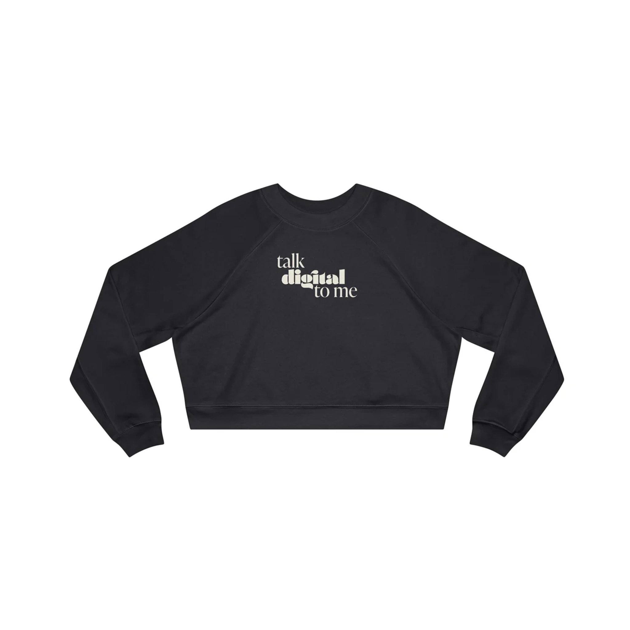 Talk digital to me - Women's Cropped Pullover