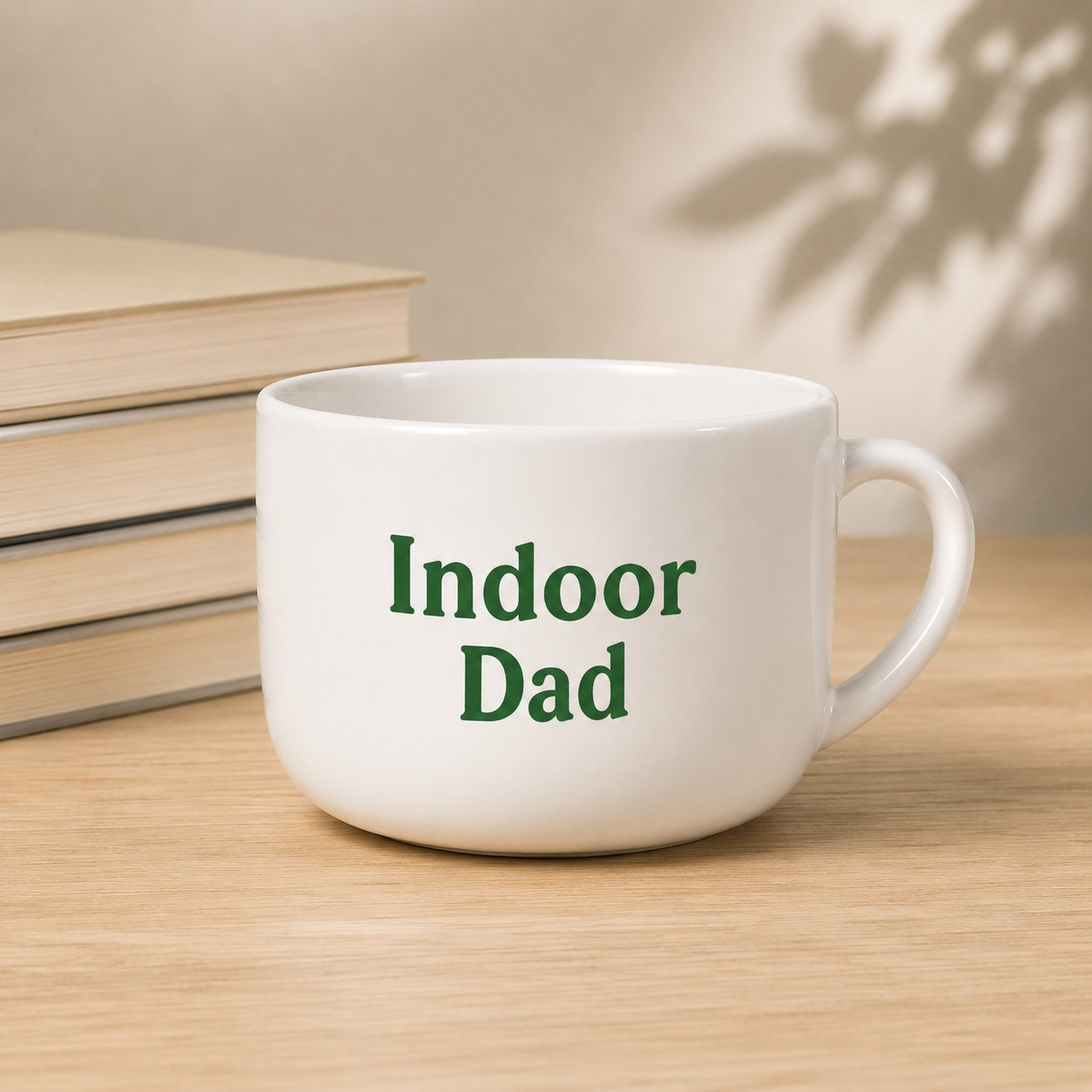 Indoor Dad - Ceramic Mug, 25oz