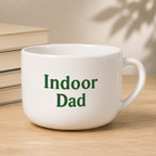 Indoor Dad - Ceramic Mug, 25oz