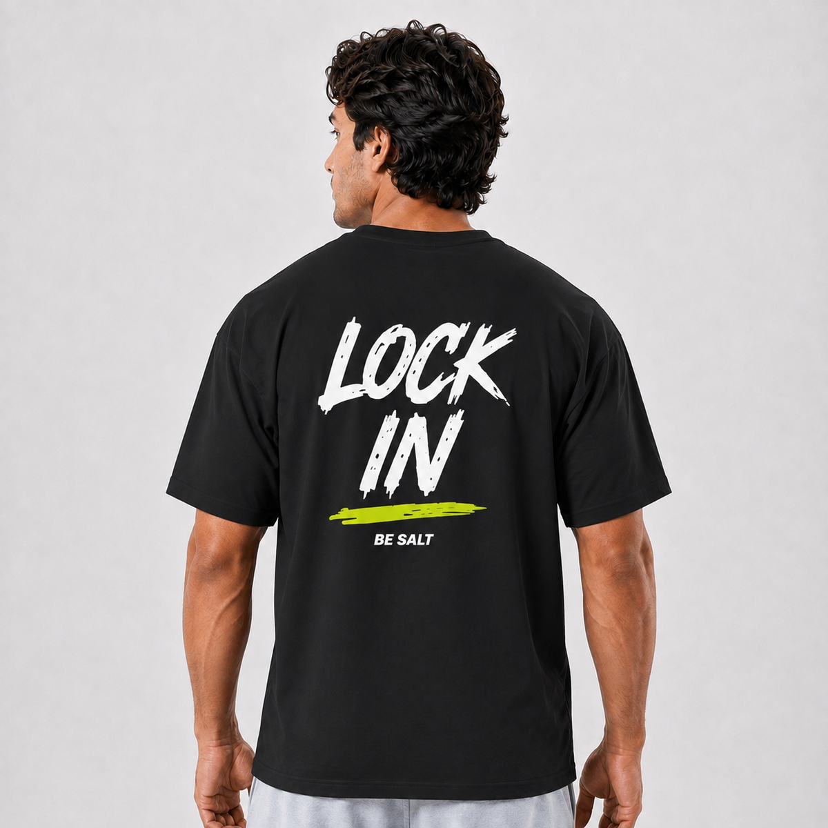 LOCK IN - Men's Oversized Tee