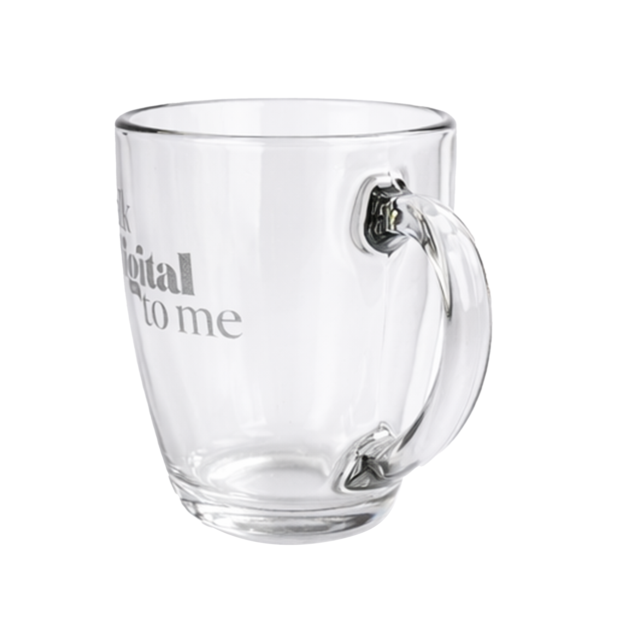 Talk Digital to Me - Premium Glass mug