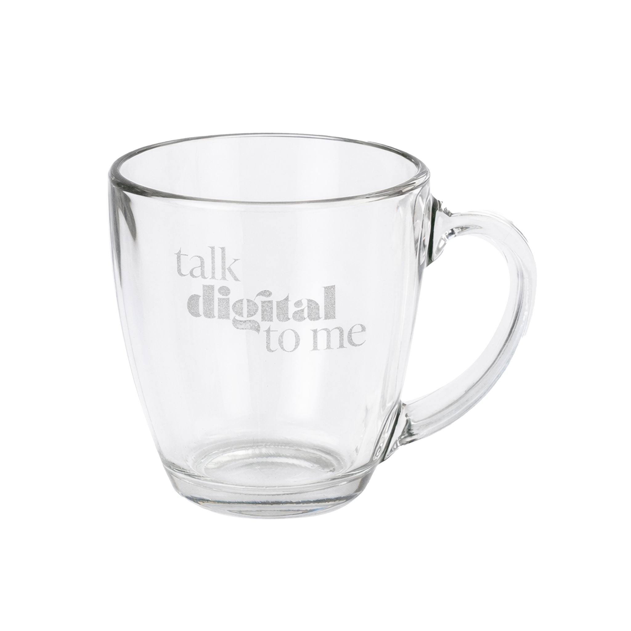 Talk Digital to Me - Premium Glass mug