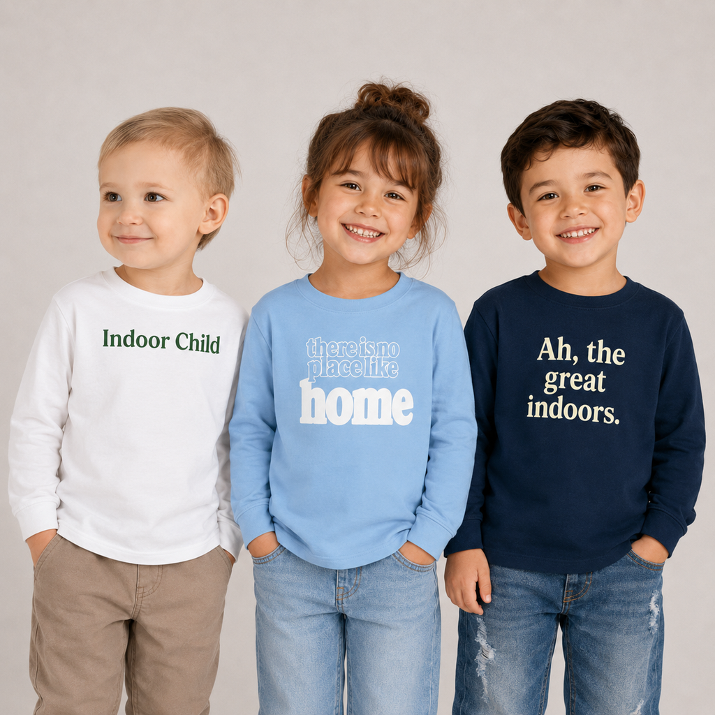The Indoor Living Collection for Toddlers - Unisex Long Sleeve Tee