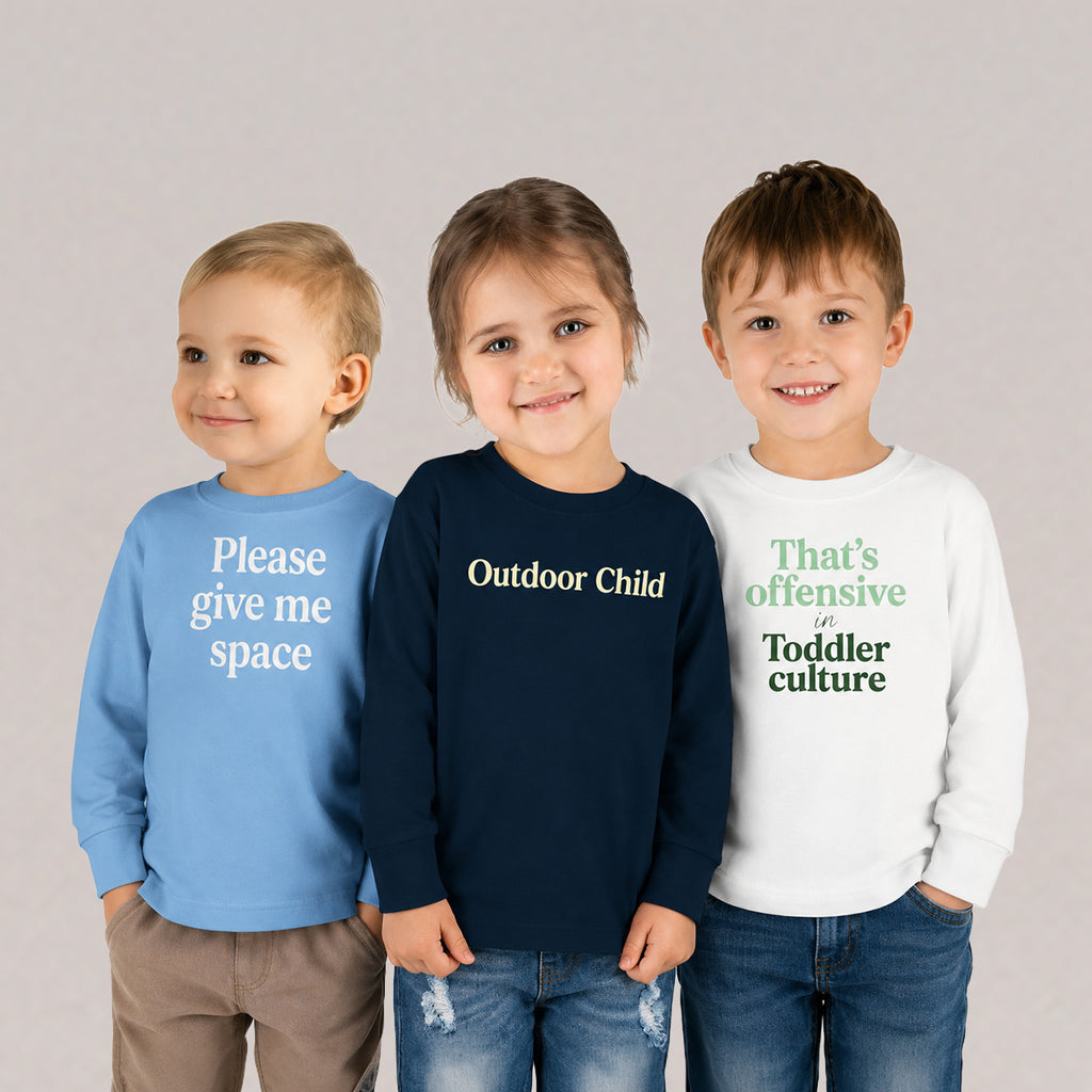 The Outdoor Comfort Collection for Toddlers - Unisex Long Sleeve Tee