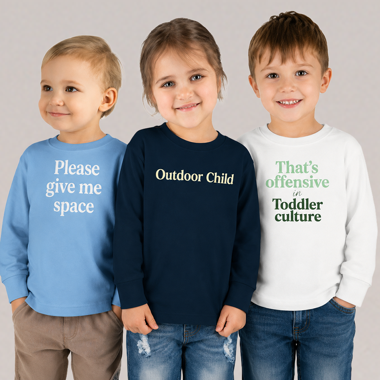 The Outdoor Comfort Collection for Toddlers - Unisex Long Sleeve Tee